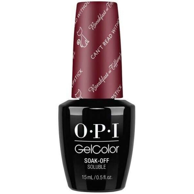 OPI GEL COLOR – Can’t Read Without My Lipstick (Breakfast at Tiffany’s)